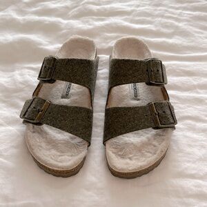 Birkenstock Wool Lined Arizona Sandal